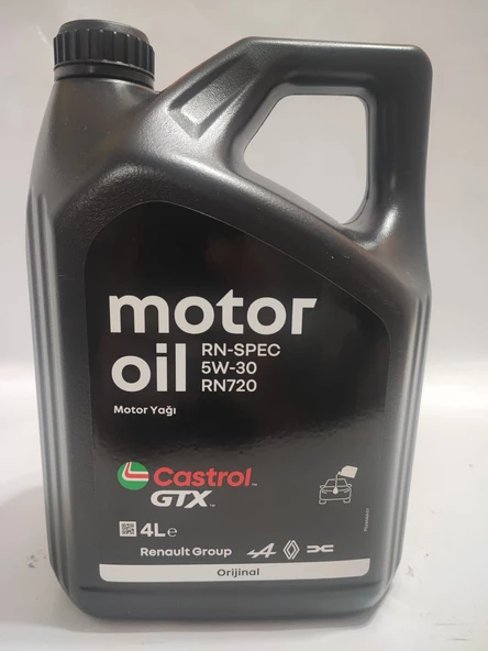 CASTROL GTX 5W-30 RN720 4LT MOTOR YAĞI RENAULT ürün görseli