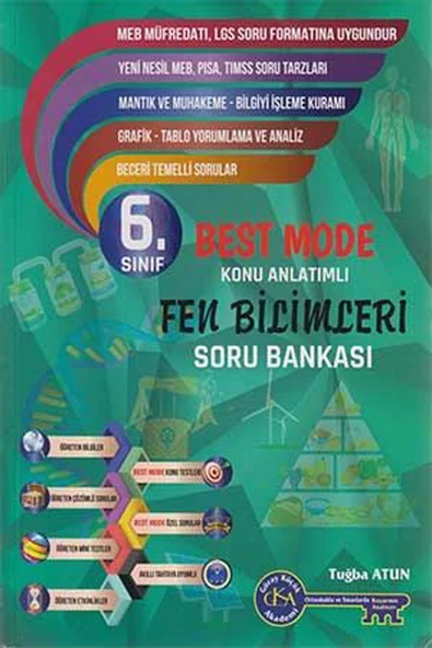 Gür 6.Sınıf Fen Bilimleri Best Mode Konu Anlatımlı Soru Bankası