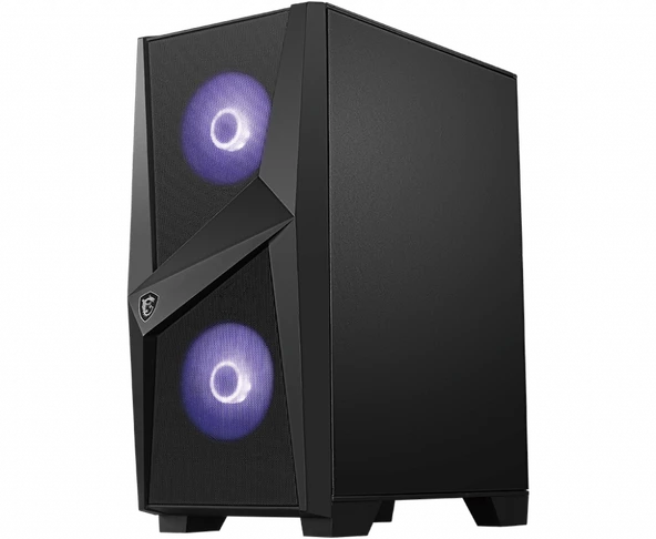 MSI MAG FORGE 100M TEMPERLİ CAM ATX GAMING KASA - Resim 4