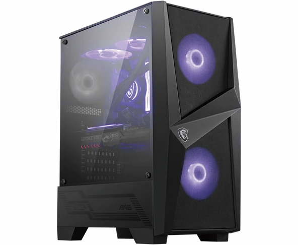 MSI MAG FORGE 100M TEMPERLİ CAM ATX GAMING KASA - 2