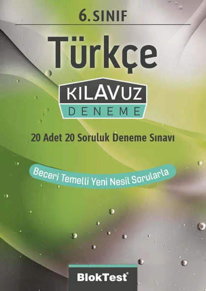 Bloktest 6.Sınıf Türkçe Kılavuz Deneme