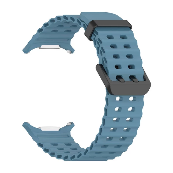 Gpack Samsung Galaxy Watch Ultra 47mm Kordon Tırtıklı Tasarım Silikon KRD118 - 6