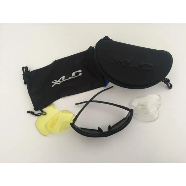 Xlc Gözlük Siyah Çerçeveli 3 Renkli Cam+Numaralı Gözlük - 3