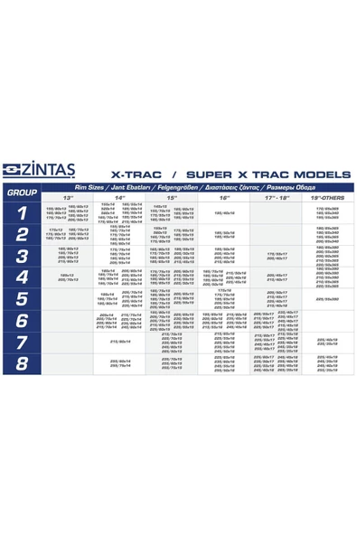 Zintaş X-Trac Takmatik Kar Zinciri 225/55 R18 - 6