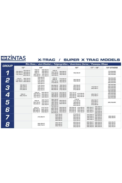 Zintaş X-trac Takmatik Kar - Patinaj Zinciri 2.grup - Resim 5