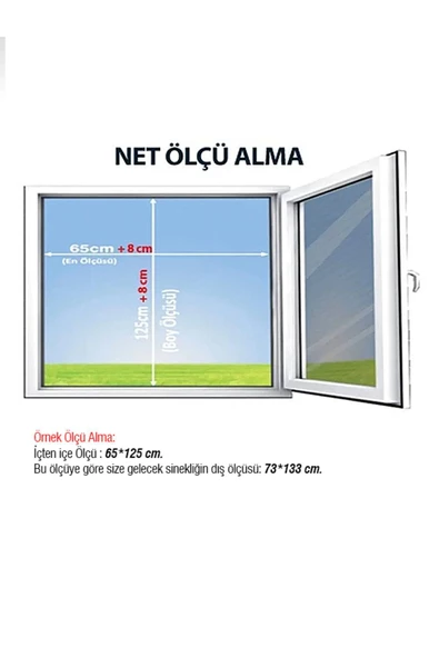 Kamataş   Akordeon Pileli Pilise Kapı Vizon Sineklik Max: 90X210 İstenilen Ölçüde - 3