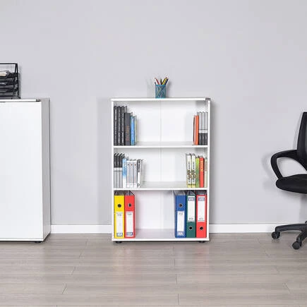 Rio Ofis 3 Raflı Kitaplık - Diamond Beyaz - 11