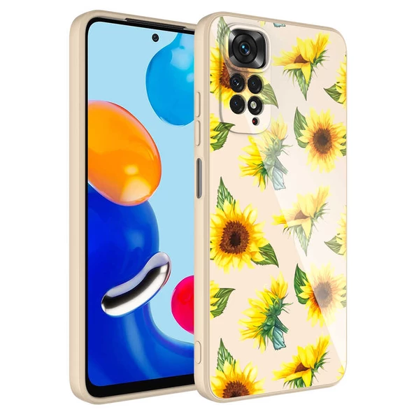 zore Xiaomi Redmi Note 11 Pro 5G Kılıf Kamera Korumalı Desenli Sert Silikon Zore Epoksi Kapak-NO2