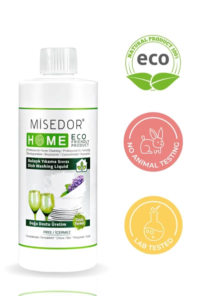 MİSEDOR Doğal Bulaşık Yıkama Sıvısı 500 Ml