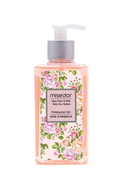 MİSEDOR Rose & Magnolia Sıvı Sabun 400 ml - 3
