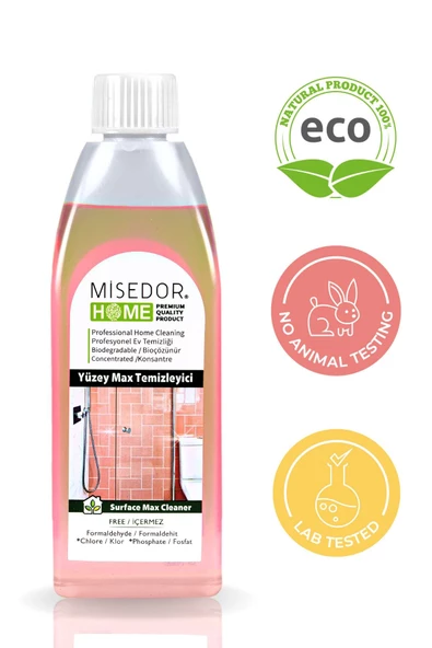 MİSEDOR Doğal Yüzeymax Derz Ve Kireç Temizleyici 400 ml