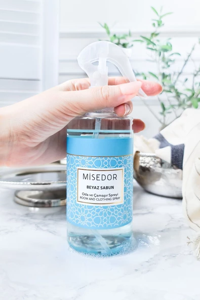 MİSEDOR 2 Li Set Beyaz Sabun Ve Vanilya Oda Kokusu Ve Çamaşır Spreyi 330 ml - 4