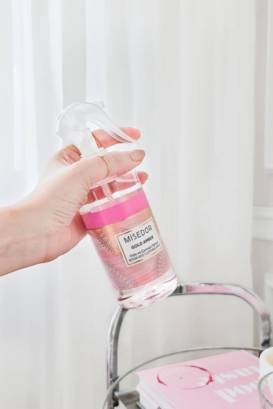 MİSEDOR 2 Li Set Gold Amber Ve Vanilya Oda Kokusu Ve Çamaşır Spreyi 330 ml - 5