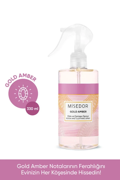 MİSEDOR 2 Li Set Gold Amber Oda Kokusu 330 ml - 2