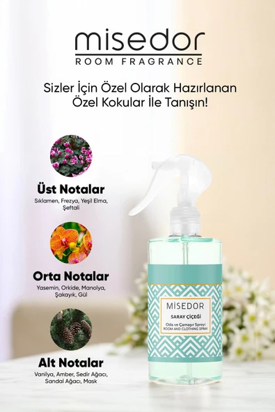 MİSEDOR 2 Li Set Saray Çiçeği Oda Kokusu 330 Ml - 4