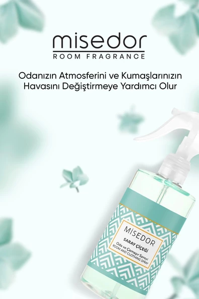 MİSEDOR Saray Çiçeği Oda Kokusu Ve Çamaşır Parfümü 330 ml - 3