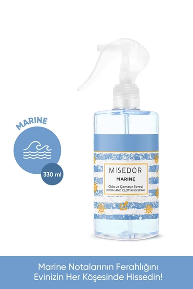 MİSEDOR Marine Oda Kokusu Ve Çamaşır Parfümü 330 ml