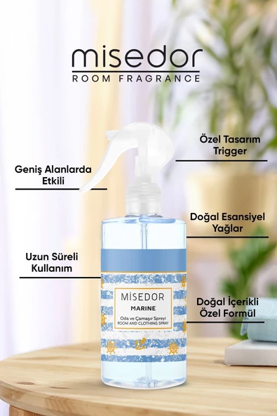 MİSEDOR Marine Oda Kokusu Ve Çamaşır Parfümü 330 ml - 5
