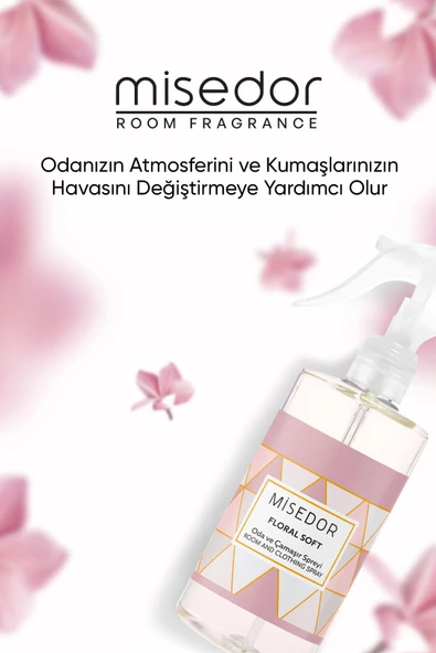 MİSEDOR 2 Li Set Floral Soft Pudra Oda Kokusu 330 ml - 3