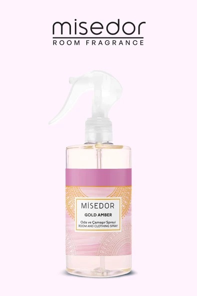 MİSEDOR Gold Amber Oda Kokusu Ve Çamaşır Parfümü 330 Ml - 2