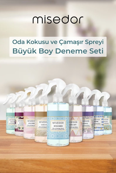 MİSEDOR Oda Kokusu ve Çamaşır Spreyi Büyük Boy Deneme Seti - 2