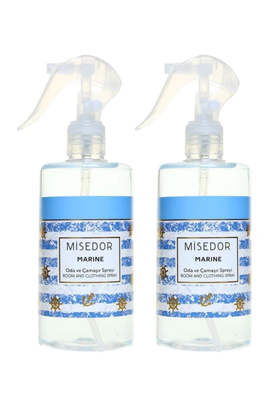 MİSEDOR 2 Li Set Marine Oda Kokusu Ve Çamaşır Parfümü 330 ml