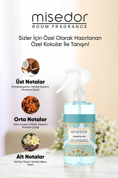 MİSEDOR Oriental Mix Oda Kokusu Ve Çamaşır Parfümü 330 Mlu - 4