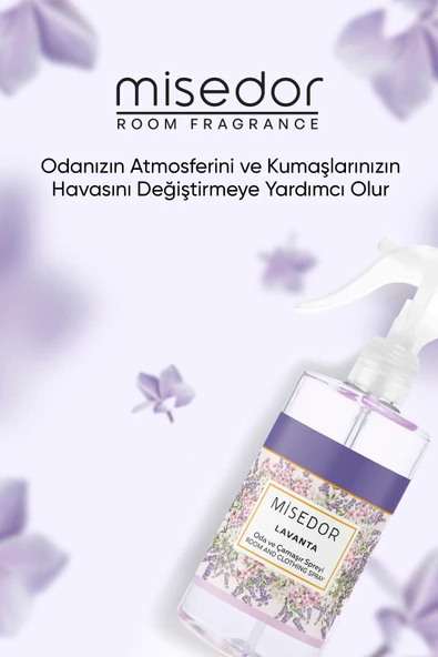 MİSEDOR 2'li Set Lavanta Oda Kokusu Ve Çamaşır Parfümü 330 ml - 3