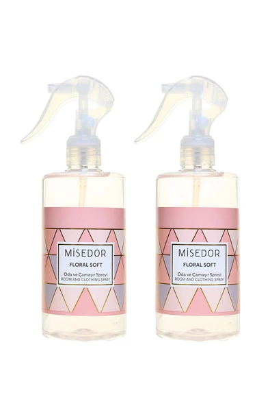 MİSEDOR 2 Li Set Floral Soft Pudra Oda Kokusu 330 ml