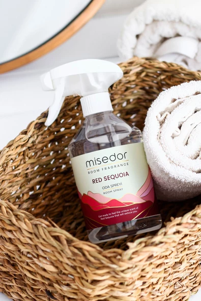 MİSEDOR Red Sequoia Oda Kokusu Ve Çamaşır Spreyi 500 ml