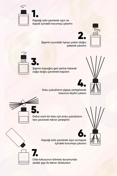 MİSEDOR Gold Amber Çubuklu Oda Kokusu 120 ml - 5