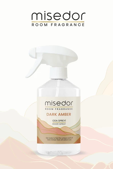 MİSEDOR Dark Amber Oda Kokusu Ve Çamaşır Spreyi 500 ml - 3