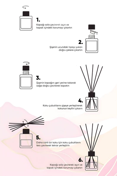 MİSEDOR Powder Çubuklu Oda Kokusu 120 ml - 5