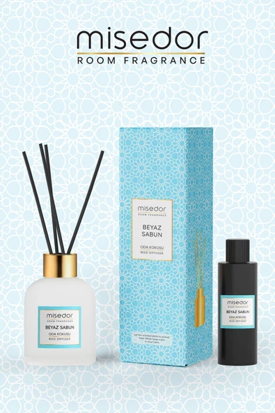 MİSEDOR Beyaz Sabun Çubuklu Oda Kokusu 120 ml - 3