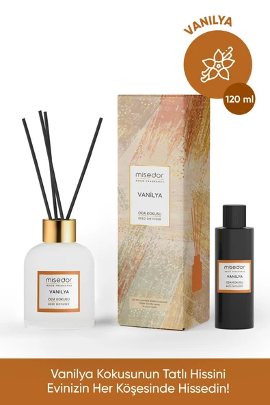 MİSEDOR Vanilya Çubuklu Oda Kokusu 120 ml - 2