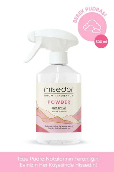 MİSEDOR Powder Oda Kokusu Ve Çamaşır Spreyi 500 ml - 2