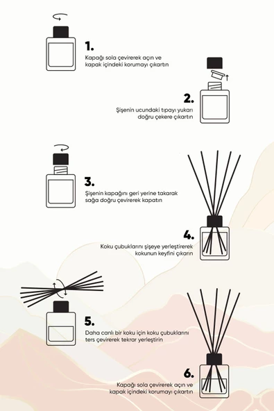 MİSEDOR Dark Amber Çubuklu Oda Kokusu 120 ml - 5