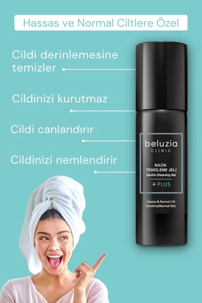 BELUZİA Clinic Hassas Ve Normal Ciltlere Özel Nazik Temizleme Jeli 150 Ml - 4