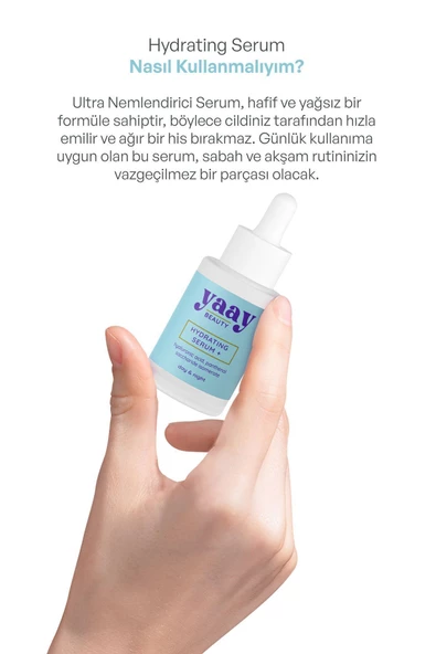 YAAY BEAUTY Hydrating Serum Plus Ultra Nemlendirici Serum 30 ml - 3