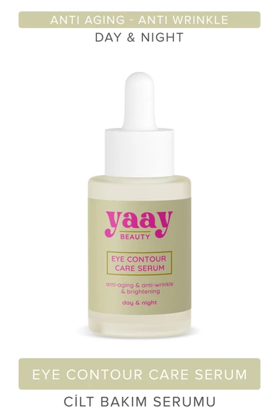 YAAY BEAUTY Eye Contour Care Serum Anti Aging Göz Çevresi Serumu 30 ml