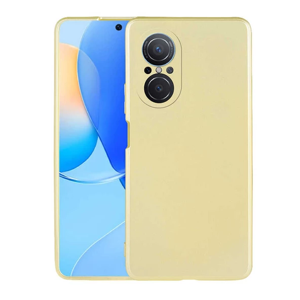 zore Huawei Nova 9 SE Kılıf Zore Premier Silikon Kapak-Gold