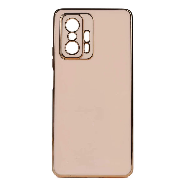 zore Xiaomi Mi 11T Pro 5G Kılıf Zore Bark Kapak-Rose Gold