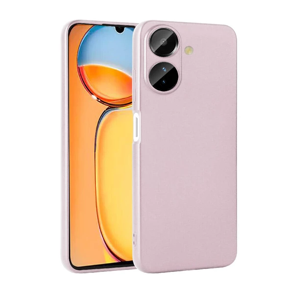 zore Xiaomi Poco C65 Kılıf Zore Premier Silikon Kapak-Rose Gold