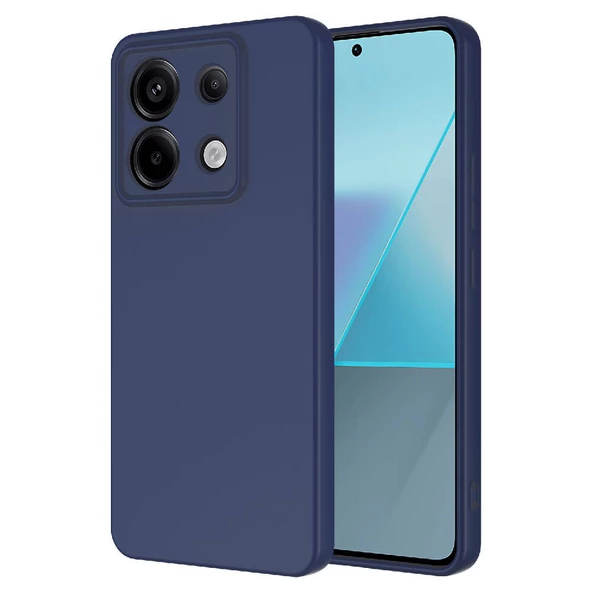 zore Xiaomi Redmi Note 13 Pro 5G Kılıf Zore Mara Lansman Kapak-Lacivert