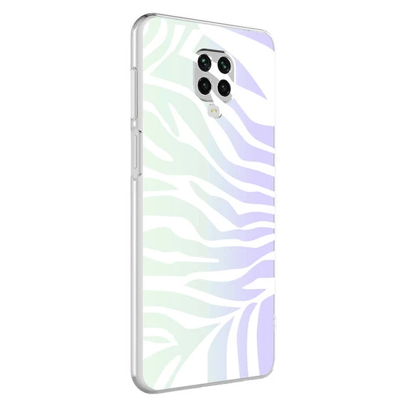 zore Xiaomi Redmi Note 9S Kılıf Zore M-Blue Desenli Kapak-Zebra No1