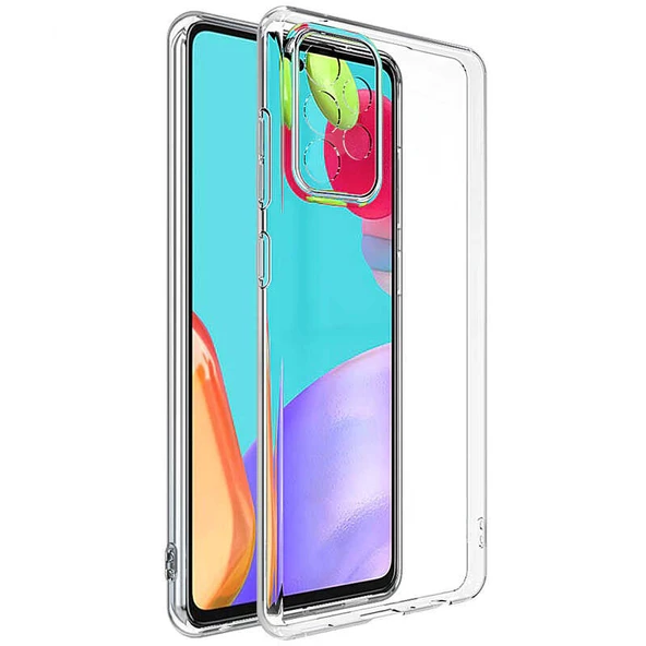 zore Galaxy A13 4G Kılıf Zore Süper Silikon Kapak-Renksiz