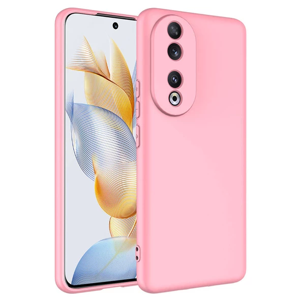 zore Huawei Honor 90 Kılıf Zore Mara Lansman Kapak-Pembe