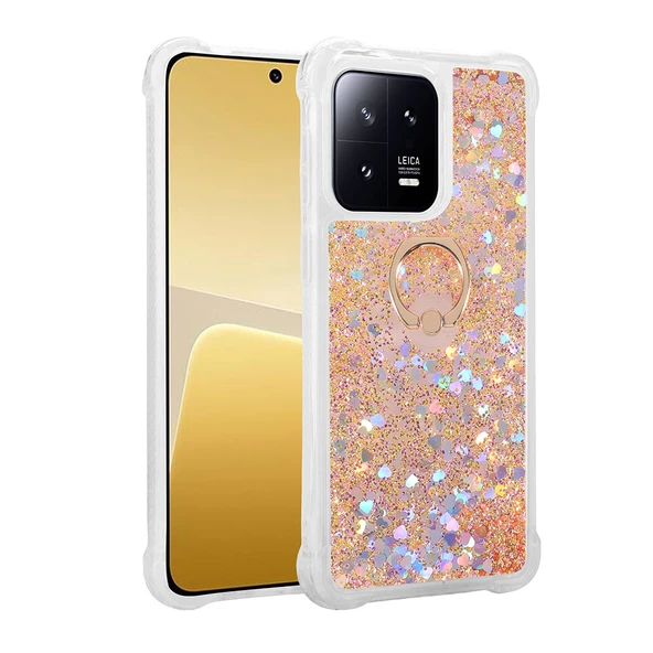 zore Xiaomi Mi 13 Pro Kılıf Zore Milce Kapak-Gold