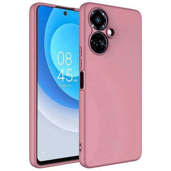 zore Tecno Camon 19 Pro Kılıf Zore Mara Lansman Kapak-Pembe