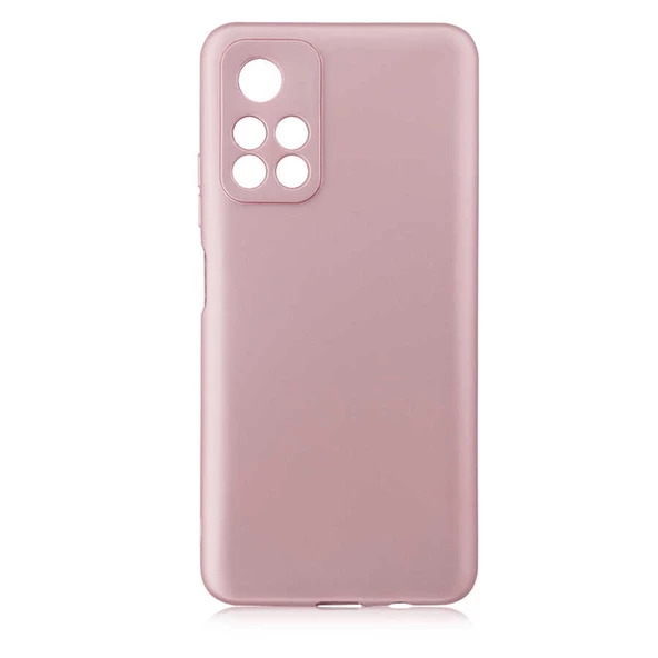 zore Xiaomi Poco M4 Pro 5G Kılıf Zore Premier Silikon Kapak-Rose Gold